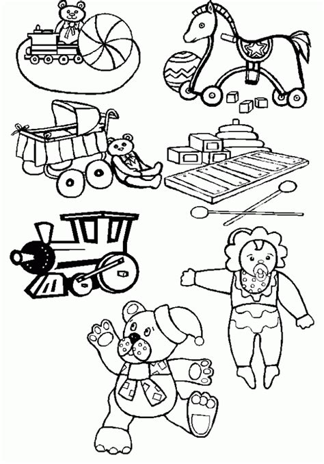 Dibujo De Juguetes Para Colorear Dibujos Infantiles De Juguetes