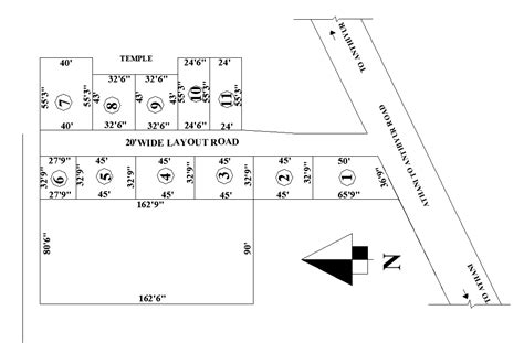 The Residential Plot Layout Is Given In This Autocad Dwg Filedownload