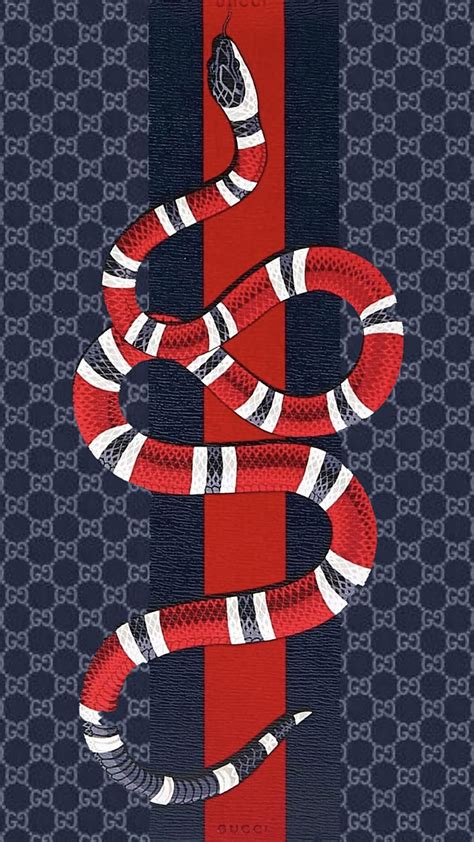 Gucci Inspired Printable Logo Snake Vector Vintage Style Art Design Hi