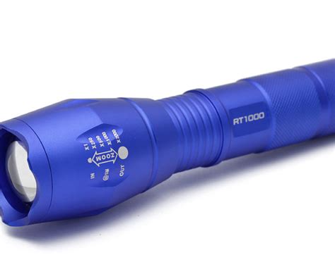 Misc Blue Tactical Flashlight 1000 Lumens Sharp Things Okc