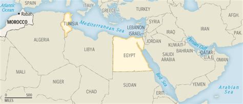 Middle East And North Africa In Turmoil Tracking The Protests The