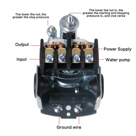 20 60 Psi Adjustable Pressure Switch Well Water Pump Control With 2