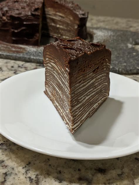 Add to creamed mixture alternately with milk, beating until smooth after each addition. Homemade Chocolate Mille Crepe CakeFood for Healthy ...