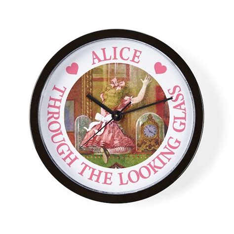 Alice Through The Looking Glass Wall Clock By Grantdevereaux Cafepress