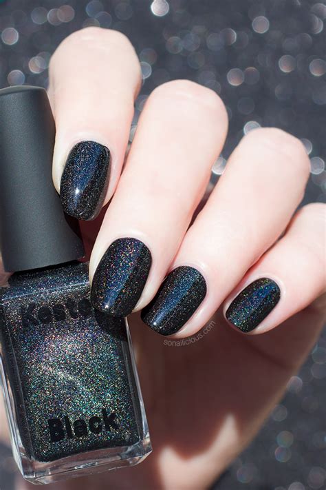 The Perfect Black Holographic Nail Polish Is Here Sonailicious