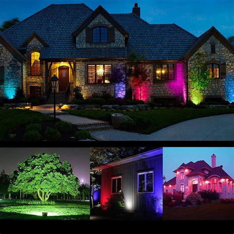 Uk 3 Plug Coolwest Rgb Led Floodlight Outdoor 30w Colour Changing Flood