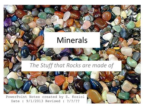 Ppt Minerals Powerpoint Presentation Free Download Id4846204
