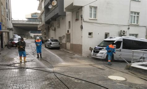 Kuşadası sokaklar her gün dezenfekte ediliyor Aydın Haberleri Aydın