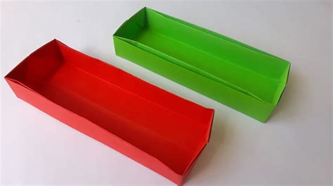 Caja Rectangular Origami Origami Paper Box Youtube