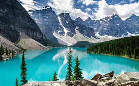 Moraine Lake Banff National Park Wallpapers Hd Wallpapers Id 13652