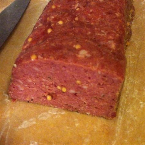 You've got to be kidding! yeah, i know, it's crazy. deer salami recipe smoked
