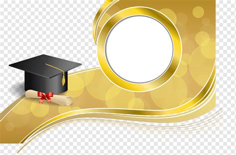 Graduation Ceremony Diploma Square Academic Cap Illustration Dr Cap