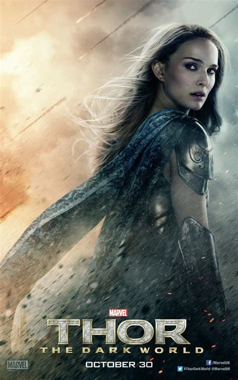 Jane Foster Poster Nathalie Portman For Thor The Dark World