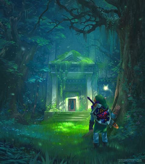 The Forest Temple By Tom Garden Legend Of Zelda Ocarina Of Time