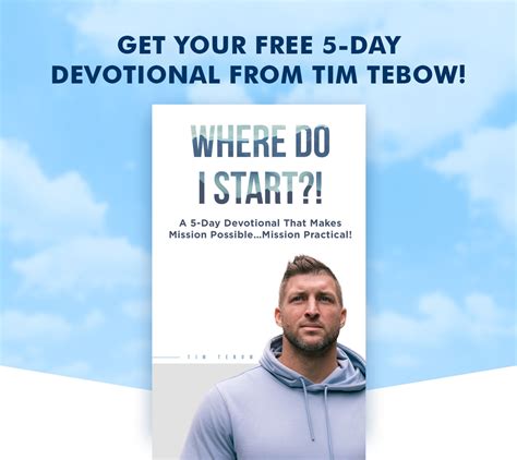 Free Mission Possible Preview From Tim Tebow