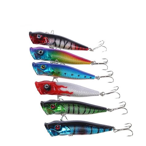 Plastic Hard Fishing Lure Top Water Magician Popper Bass Baits 35 8