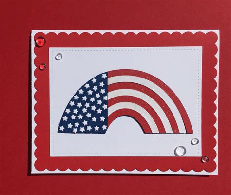 Maybe you would like to learn more about one of these? 4th of July Rainbow Card . | Rainbow card, Cards, Crafty