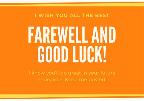 75 Unforgettable Goodbye And Good Luck Messages And Quotes 2023