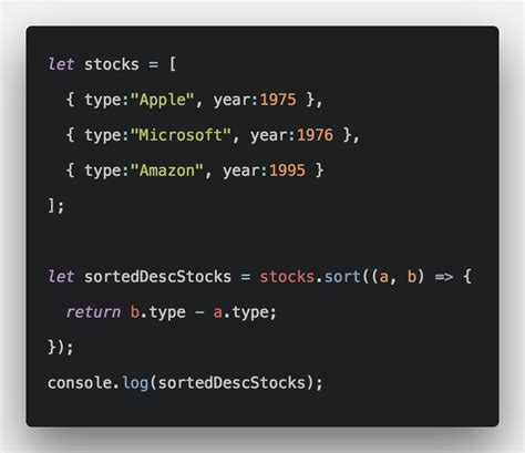 We don't need to write our own custom sort methods. Javascript sort array of objects by key. Sorting (more ...