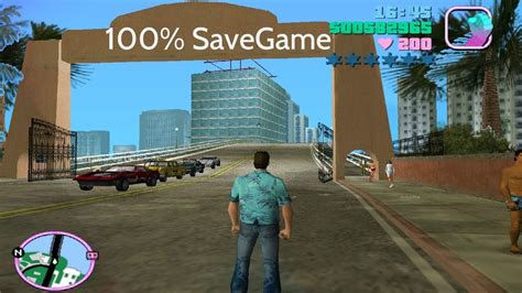 How To Save Game In Gta Vice City Gta Vc 100 Save Game Complete