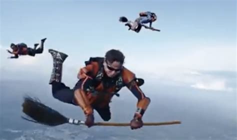 Skydivers Play Real Life Game Of Quidditch Video