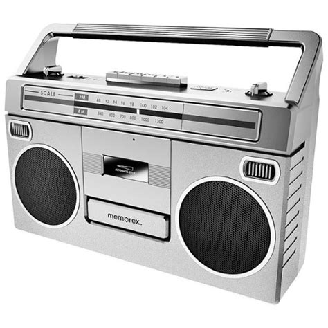 Memorex Retro Bluetooth Boombox With Cassette Player Recorder And Radio