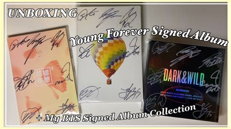 Unboxing Young Forever Signed Album My Bts Signed Album Collection