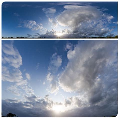 360 Hdri Panorama Of God Rays Sunset In High 30k 15k Or 4k Resolution
