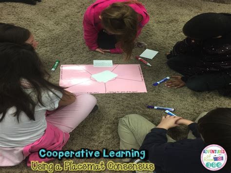 Adventures Of Room 129 Cooperative Learning With Placemat Consensus