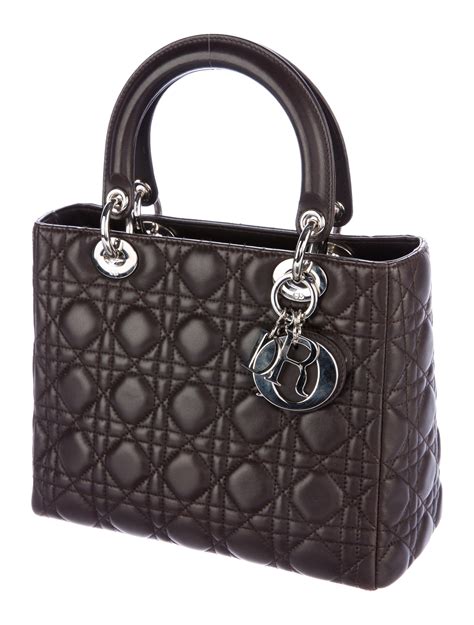 Christian Dior Medium Lady Dior Bag Handbags Chr57303 The Realreal