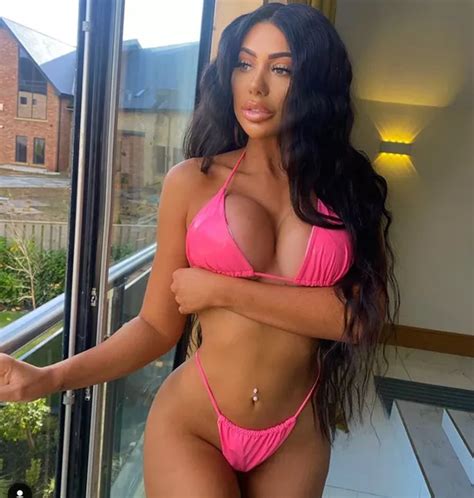 Chloe Ferry Is Unrecognisable As She Flaunts Boob Job Results In String
