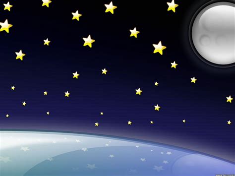 Moon And Stars Cartoon Wallpapers Top Free Moon And Stars Cartoon