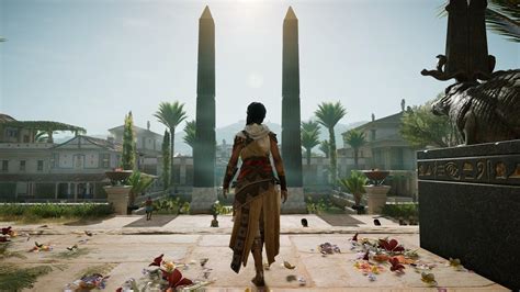 Assassin S Creed Origins Walk Around Krokodilopolis Youtube