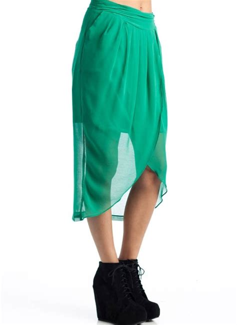 Still Obsessed With This Skirt Chiffon Tulip Skirt 2990 Skirts