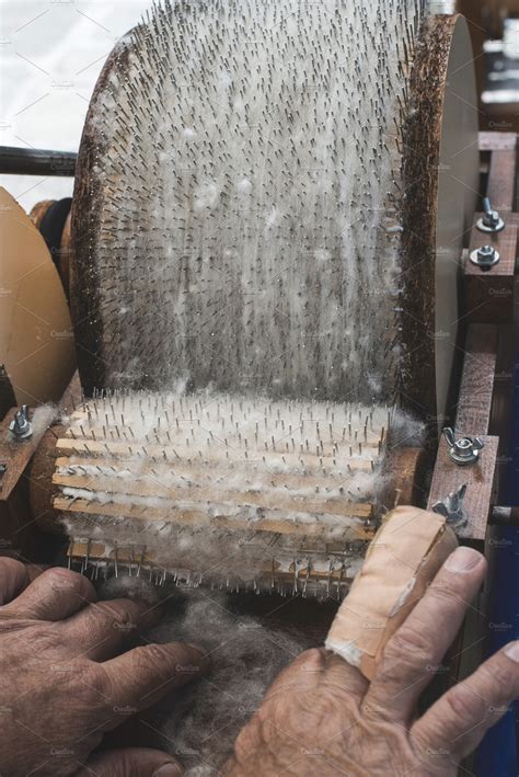 Manual Processing Of Wool Featuring Wool Processing And Pattern