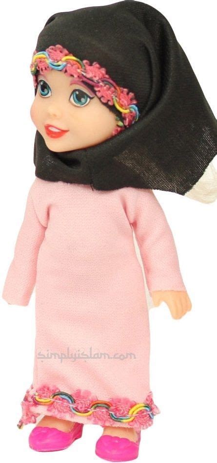 Islamic Doll Mini Muslimah 6 Plastic Toy T Present Girl Eid Ebay Pink Doll Eid Beautiful
