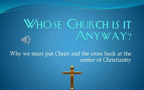 Whose Church Is It Anyway Ppt Download