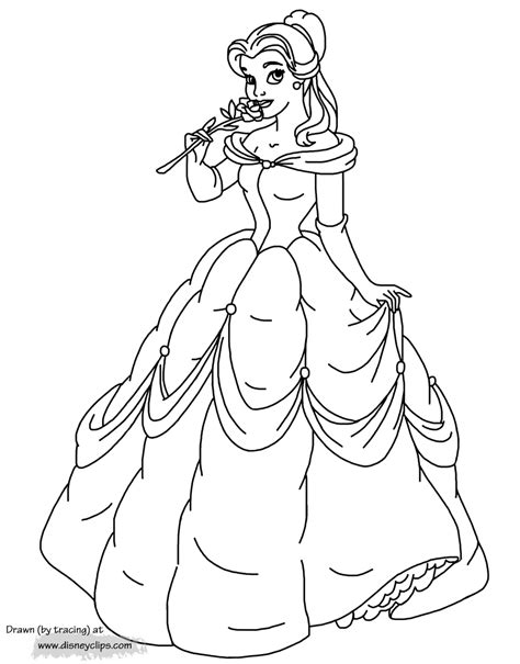 Free Belle Coloring Pages Coloring Pages