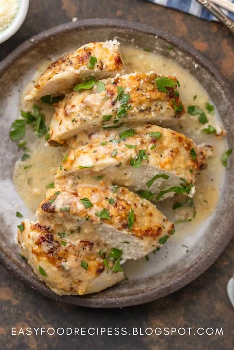 Baked Caesar Chicken Recipe With Only 4 Ingredients