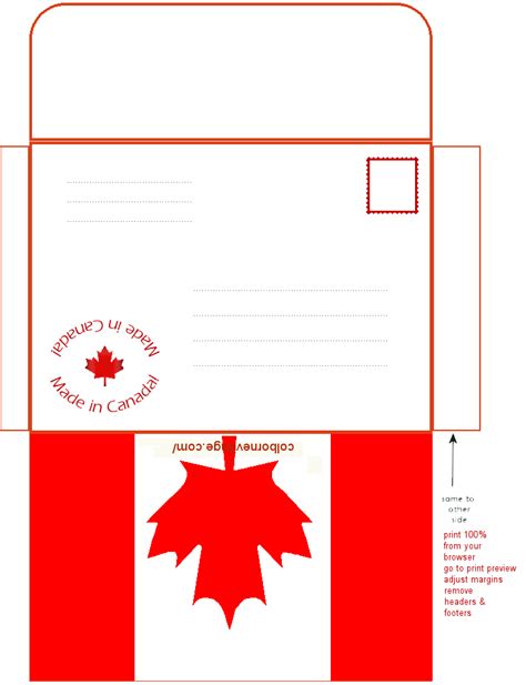 We've broken it down to clear up any when addressing a letter to canada, the formatting will mostly look the same. made in canada large envelope with lines | Canada, Stationery, How to make