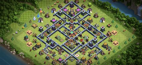 Best Base Th With Link Anti Everything Town Hall Level Base Copy