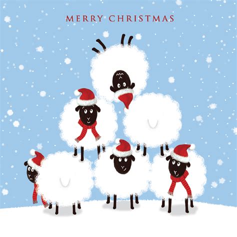 Stacking Sheep Christmas Card 10 Pack Online Shop For The Ehlers