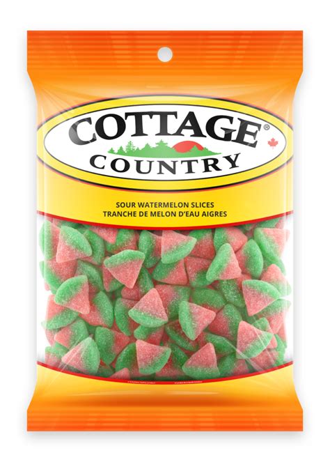 Sour Watermelon Slices 1 Kg Cottage Country Candies
