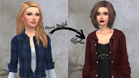 The Sims 4 Switching From Maxis Match To Alpha Cc Mae Polzine