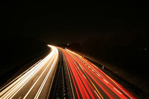 Free Photo Long Exposure Road Traffic Night Free Image On Pixabay