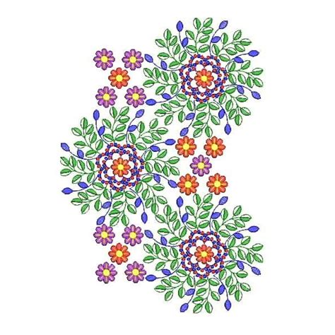 Small Flower Machine Embroidery Design