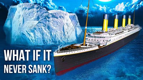What If Titanic Escaped The Iceberg At The Last Minute Youtube