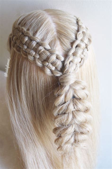 Lace Zipper Braids Into Pull Through Braid Full Tutorial Is On My