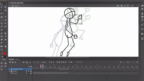 Character Jump Animation With Adobe Animate Youtube