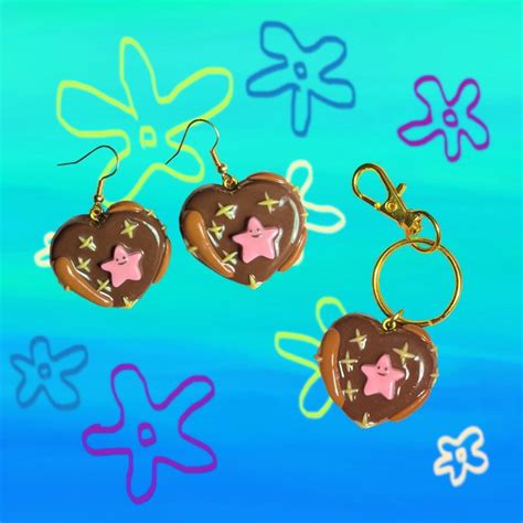 Patrick Stars Chocolate Heart Balloon From Spongebob Squarepants